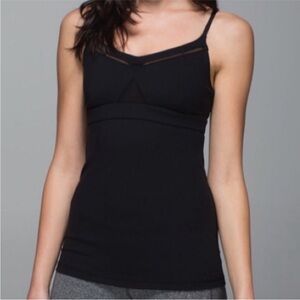 Lululemon Just Breathe Tank Black | Size 6